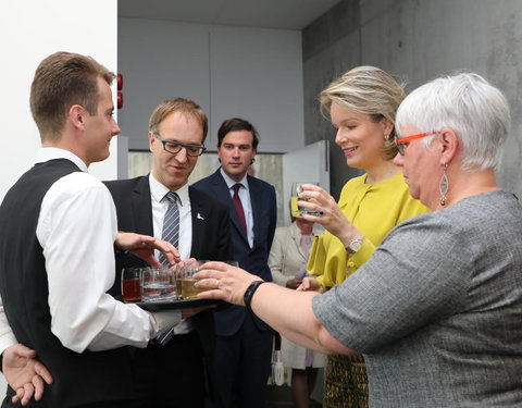 Duurzaamheidsbezoek van Koningin Mathilde aan de UGent