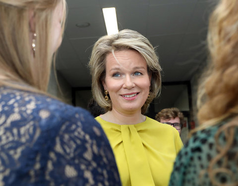 Duurzaamheidsbezoek van Koningin Mathilde aan de UGent