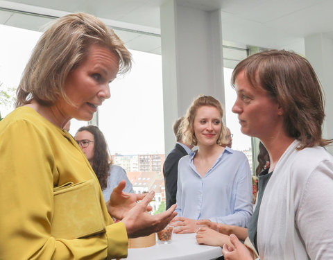 Duurzaamheidsbezoek van Koningin Mathilde aan de UGent