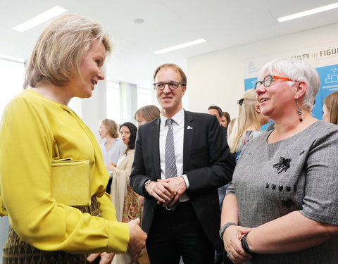 Duurzaamheidsbezoek van Koningin Mathilde aan de UGent