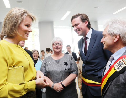 Duurzaamheidsbezoek van Koningin Mathilde aan de UGent