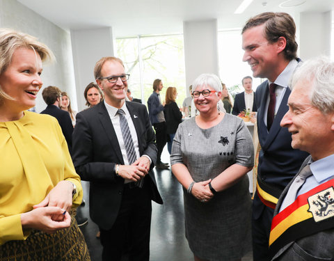 Duurzaamheidsbezoek van Koningin Mathilde aan de UGent