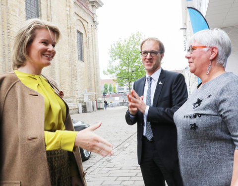 Duurzaamheidsbezoek van Koningin Mathilde aan de UGent