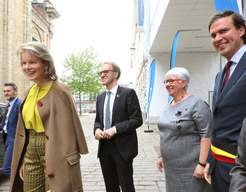 Duurzaamheidsbezoek van Koningin Mathilde aan de UGent