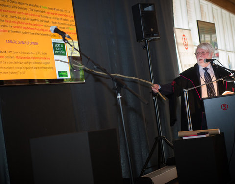 Uitreiking Sarton medaille faculteit Geneeskunde en Gezondheidswetenschappen in Sportimonium (Hofstade)