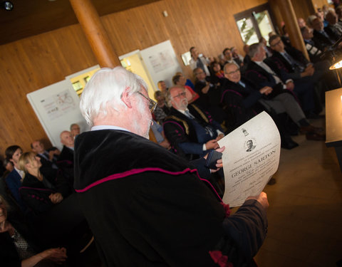 Uitreiking Sarton medaille faculteit Geneeskunde en Gezondheidswetenschappen in Sportimonium (Hofstade)