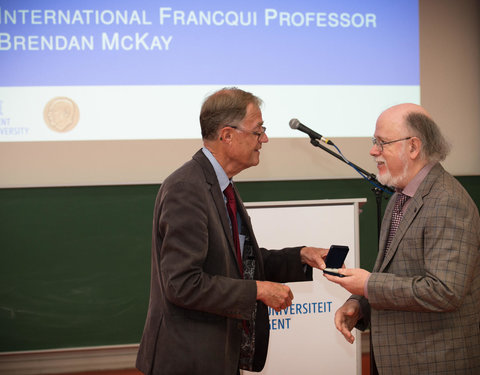 Inaugurale lezing Internationale Francqui Leerstoel 2018/2019