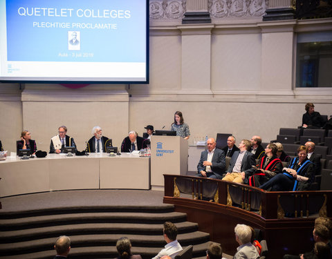 Proclamatie Quetelet colleges 2019