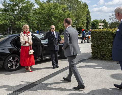 Bezoek Prinses Astrid aan Smart Space UZ Gent