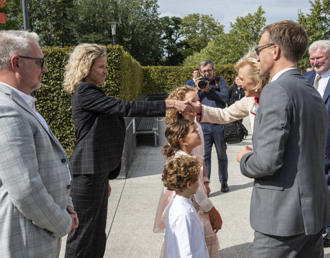 Bezoek Prinses Astrid aan Smart Space UZ Gent