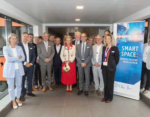 Bezoek Prinses Astrid aan Smart Space UZ Gent