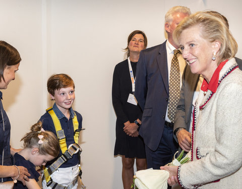 Bezoek Prinses Astrid aan Smart Space UZ Gent