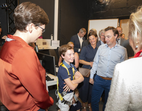 Bezoek Prinses Astrid aan Smart Space UZ Gent