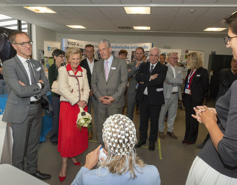 Bezoek Prinses Astrid aan Smart Space UZ Gent