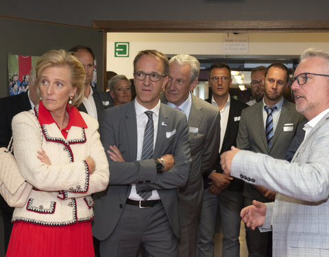 Bezoek Prinses Astrid aan Smart Space UZ Gent