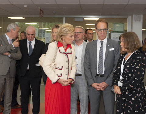 Bezoek Prinses Astrid aan Smart Space UZ Gent