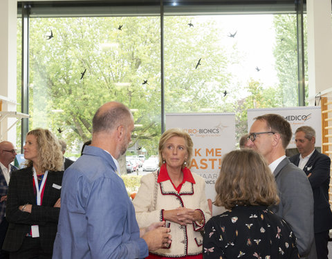 Bezoek Prinses Astrid aan Smart Space UZ Gent