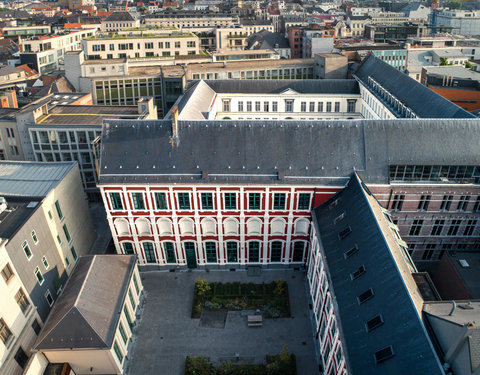 Drone opnamen campussen