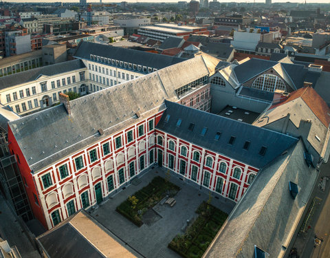 Drone opnamen campussen