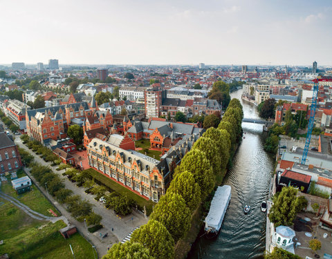 Drone opnamen campussen