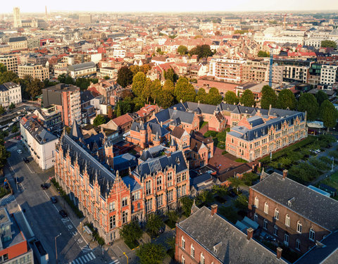 Drone opnamen campussen