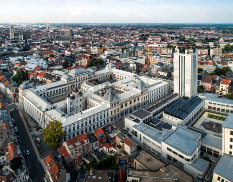 Drone opnamen campussen