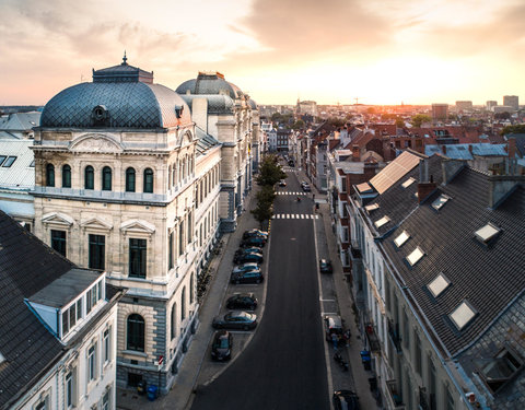 Drone opnamen campussen