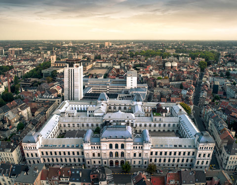 Drone opnamen campussen