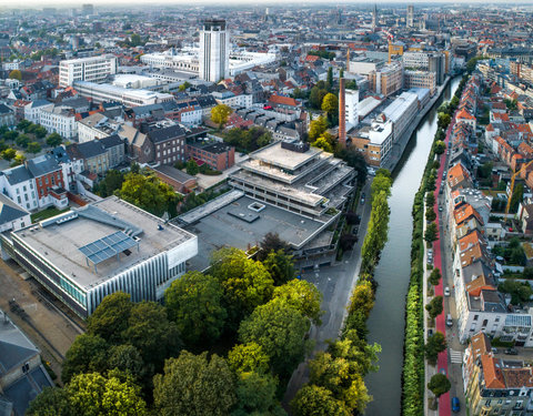 Drone opnamen campussen