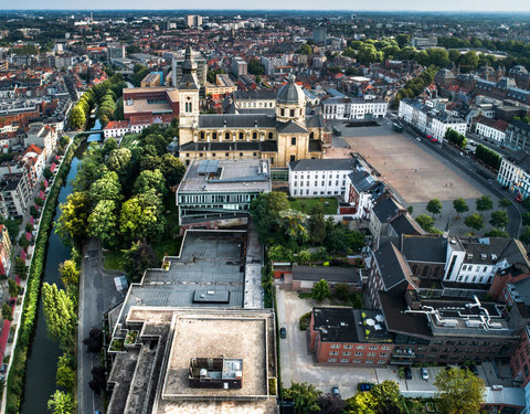 Drone opnamen campussen