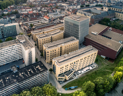 Drone opnamen campussen