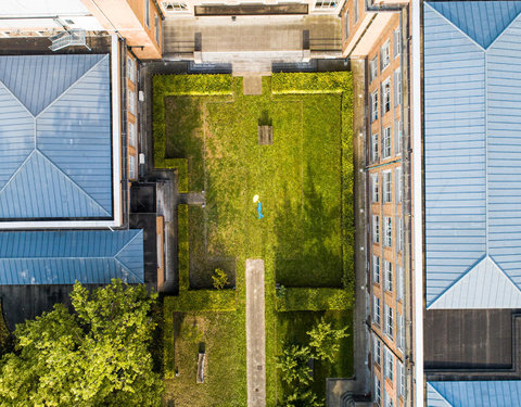 Drone opnamen campussen