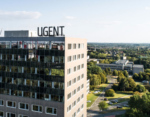 Drone opnamen campussen