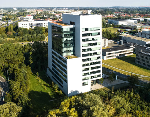 Drone opnamen campussen