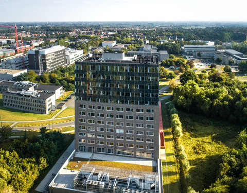 Drone opnamen campussen