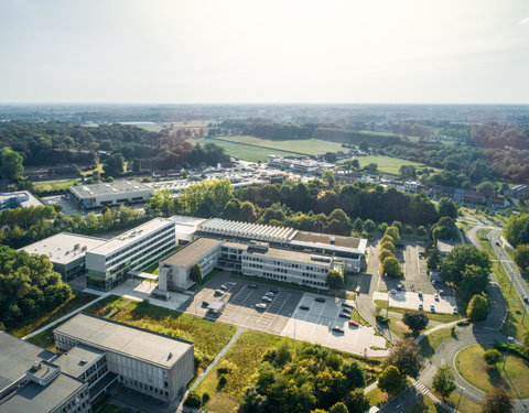 Drone opnamen campussen