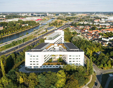 Drone opnamen campussen