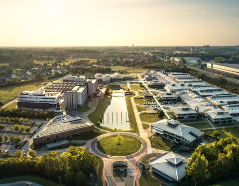 Drone opnamen campussen