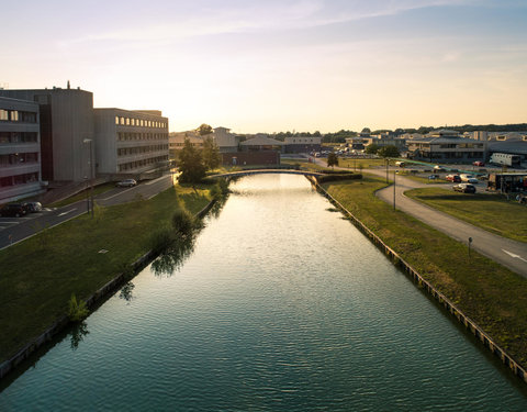 Drone opnamen campussen