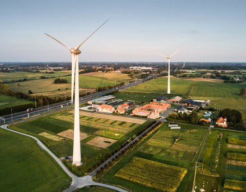 Drone opnamen campussen