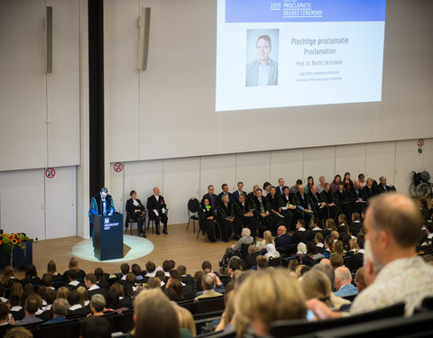 Proclamatie 2018/2019 opleidingen Business Engineering, Economische Wetenschappen, Algemene Economie, Banking & Finance, Marketi