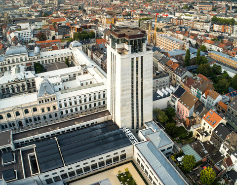 Drone opnamen campussen