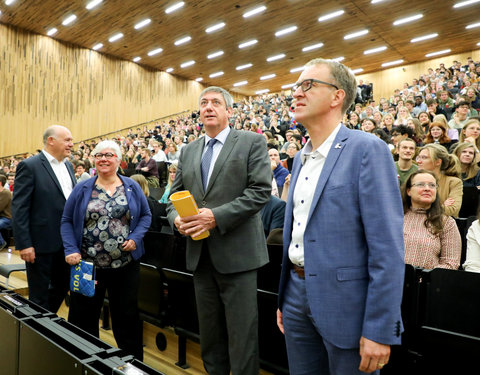 Openingscollege Politicologie met Vlaams minister-president Jan Jambon