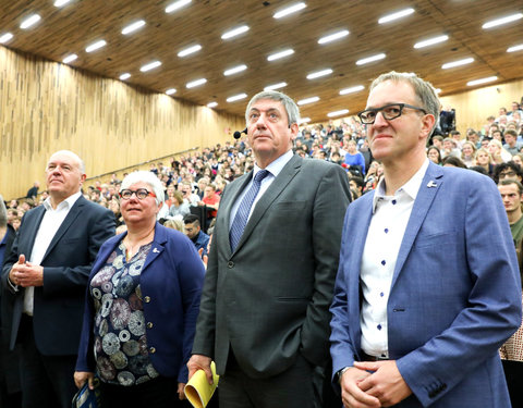 Openingscollege Politicologie met Vlaams minister-president Jan Jambon