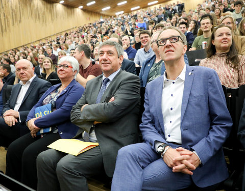 Openingscollege Politicologie met Vlaams minister-president Jan Jambon