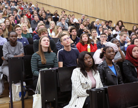 Openingscollege Politicologie met Vlaams minister-president Jan Jambon