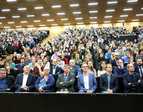 Openingscollege Politicologie met Vlaams minister-president Jan Jambon