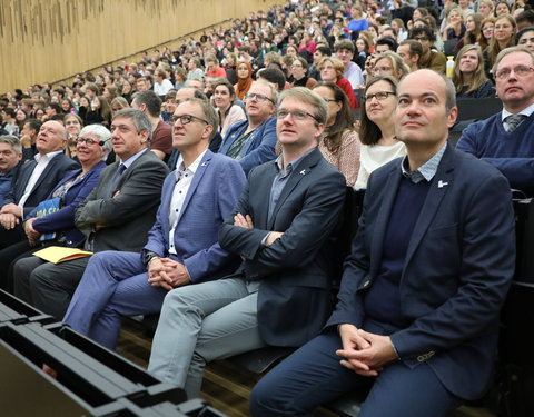 Openingscollege Politicologie met Vlaams minister-president Jan Jambon