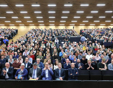 Openingscollege Politicologie met Vlaams minister-president Jan Jambon