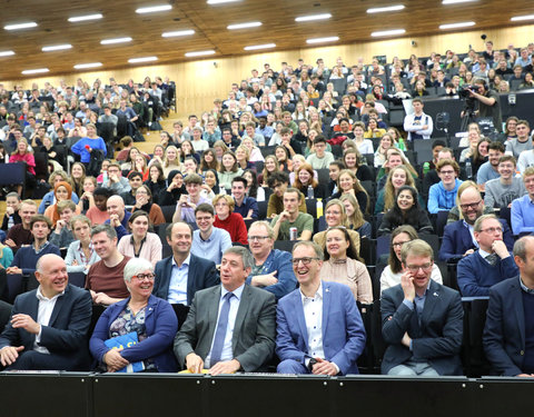 Openingscollege Politicologie met Vlaams minister-president Jan Jambon